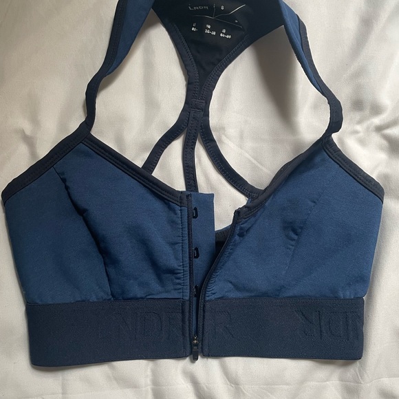 Royal Blue LNDR Scuba Compression Sports Bra and Legging Set - Small - Picture 2 of 14